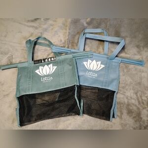 2 Lotus Trolley Bags Shopping Cart‎ Organizer Washable Mesh Bottom